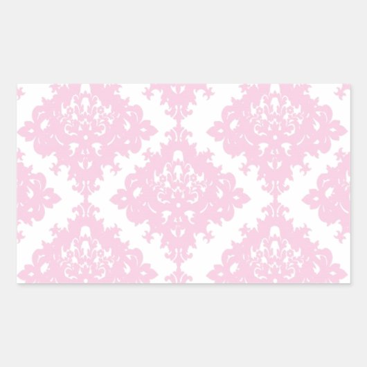 Roze geschenkideeën voor meisjes rechthoekige sticker (Voorkant)