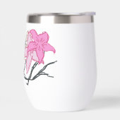 Roze Geschetste Bloemen Boeket (Links)