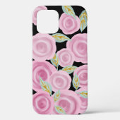 Roze geschilderde Rozen Case-Mate iPhone Case (Achterkant)
