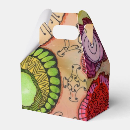 Roze Gesp Favor Box Bedankdoosjes (Achterkant)