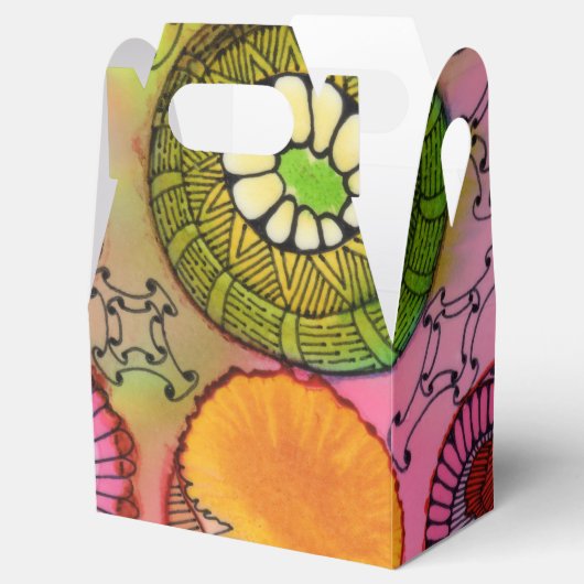 Roze Gesp Favor Box Bedankdoosjes (Geopend)