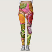 Roze gesp Leggings (Voorkant)