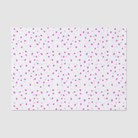 Roze gespikkeld weefselpapier tissuepapier (Voorkant)