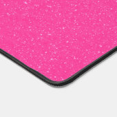 Roze Gespikkelde Desk Mat - Gaming & Kantoor (Hoek)