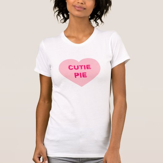  roze gesprekskarakter t-shirt (Voorkant)