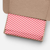 Roze gestreept patroon Schattige Tissuepapier