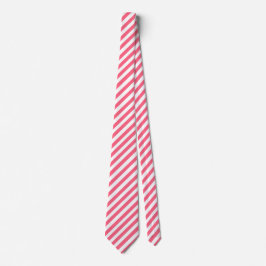 Roze gestreept stropdas