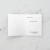 Roze gestreept "Wil je mijn bruidsmeisje zijn?" Fo (Binnen)