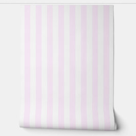 Roze gestreepte behang