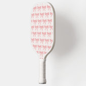 roze gestreepte boog naam pickleball paddle (Links)
