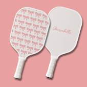  roze gestreepte boog naam pickleball paddle