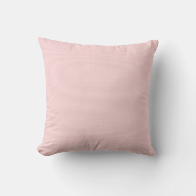 Roze gestreepte Coquette vintage Kussen (Voorkant)