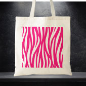 Roze gestreepte dierentas tote bag
