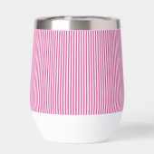 Roze gestreepte met ovale madeliefjes midden (Achterkant)