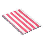 Roze gestreepte notitieboek (Rechterzijde)