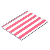 Roze gestreepte notitieboek (Linkerzijde)