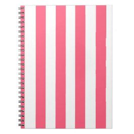 Roze gestreepte notitieboek