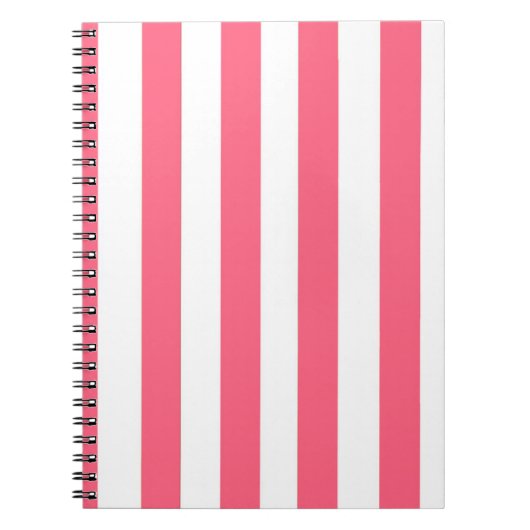 Roze gestreepte notitieboek (Voorkant)