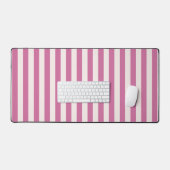 roze gestreepte pop | roze strepen bureaumat (Keyboard & Muis)