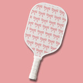  roze gestreepte strik pickleball paddle