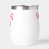 Roze gestreepte strikken coquette esthetiek (Links)