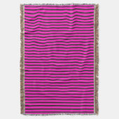Roze gestreepte textuur deken (Voorkant Verticaal)