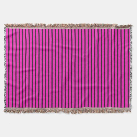Roze gestreepte textuur deken (Voorkant)
