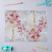 roze gestresste kersenbloesems tissuepapier (Craft)