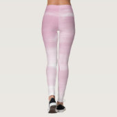 Roze gestripte leggings. leggings (Achterkant)