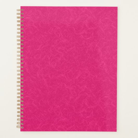 Roze gestructureerd oppervlak met subtiel draaiend planner (Voorkant)
