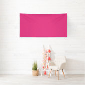 Roze gestructureerd oppervlak met subtiel draaiend spandoek (Insitu)