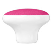Roze gestructureerd oppervlak met subtiel wervelen keramische knop (Zijkant)