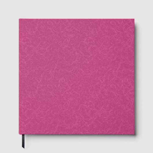 Roze gestructureerd oppervlak met wervelend patroo gastenboek (Voorkant)