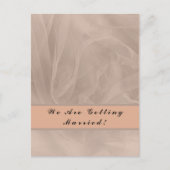 Roze gestructureerde stofprint uitnodiging briefkaart (Voorkant)