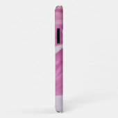 Roze getextureerde Cosmo-ventilator Case-Mate iPhone Case (Achterkant/rechts)