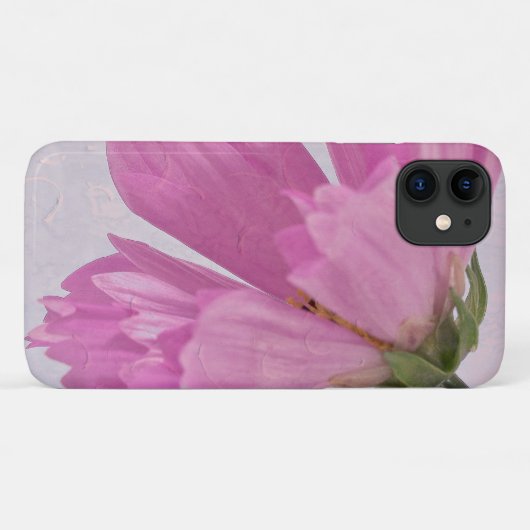 Roze getextureerde Cosmo-ventilator Case-Mate iPhone Case (Achterkant (horizontaal))