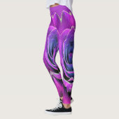 Roze getextureerde "Ratti_Creative_Arts" Leggings (Links)
