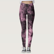 Roze getextureerde Spandex-Leggings