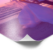 Roze getinte bruiloft 8 "x8" foto afdruk (Hoek)