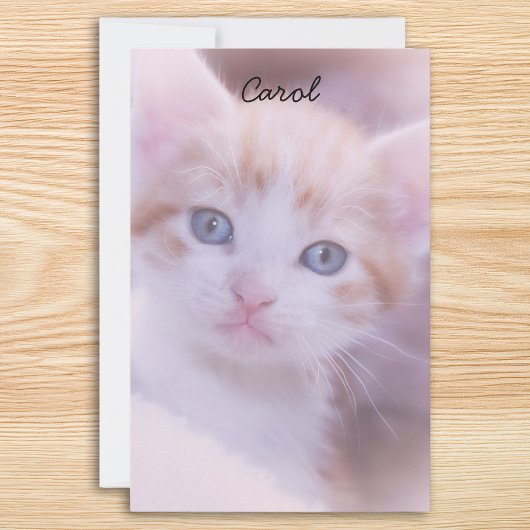 Roze Getinte Twee Foto Briefpapier