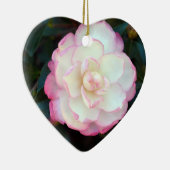 Roze getipt Camellia-053 Ornament (Rechts)
