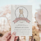 Roze Getting Meowied Cat Theme Vrijgezellenfeest Kaart