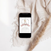 Roze Getting Meowied Cat Theme Vrijgezellenfeest Kaart