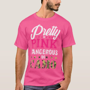 roze gevaarlijk bij vrouwen die meisjes hongeren t-shirt