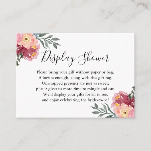 Roze geverfde Vrijgezellenfeest met platte weergav Informatiekaartje (Voorkant)