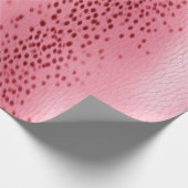 Roze Gevlekt Roze Lederen Kijk Cadeaupapier (Hoek)