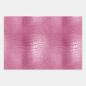 Roze Gevlekt Roze Lederen Kijk Inpakpapier Vel (Voorkant 3)