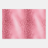 Roze Gevlekt Roze Lederen Kijk Inpakpapier Vel (Voorkant)