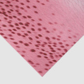 Roze Gevlekt Roze Lederen Kijk Tissuepapier (Detail)