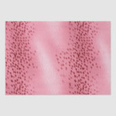 Roze Gevlekt Roze Lederen Kijk Tissuepapier (Voorkant)